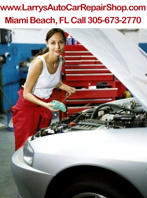 Auto service oil change brake job tune up specials Miami Beach